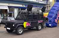 Red Bull jeep
